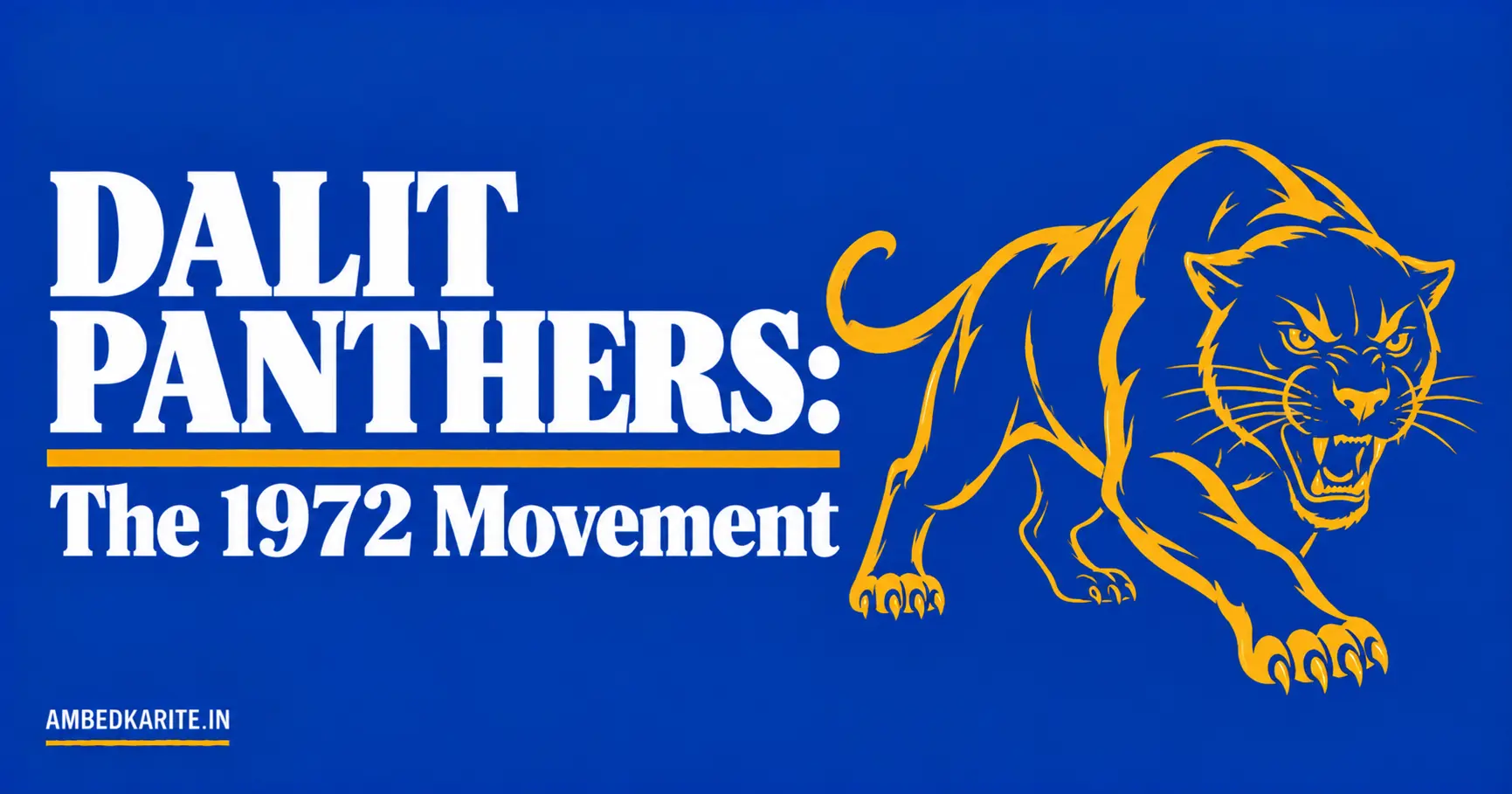 Read more about the article Dalit Panthers: History, Manifesto and Namdeo Dhasal