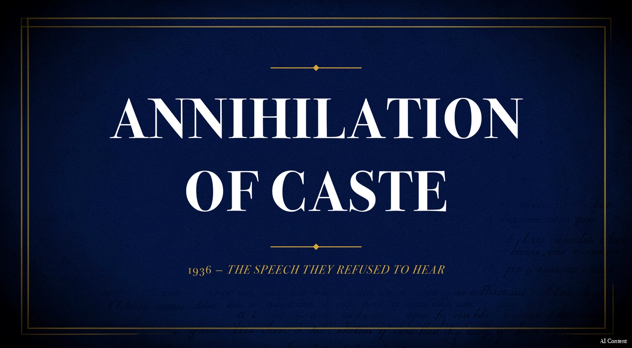 Read more about the article Annihilation of Caste Explained: The 1936 Speech